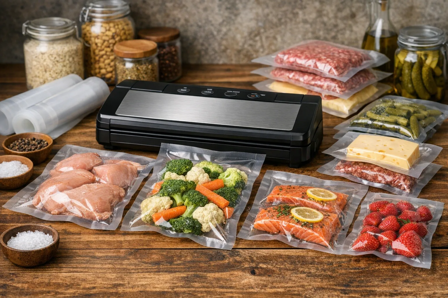 Vakuumieren fuer die Vorratshaltung: Tipps fuer optimale Haltbarkeit