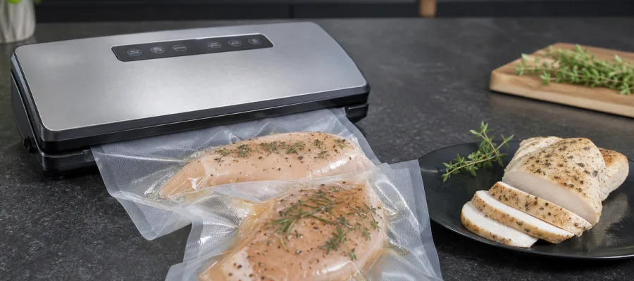 Sous-vide Haehnchenbrust mit Vakuumierer: Saftig und aromatisch