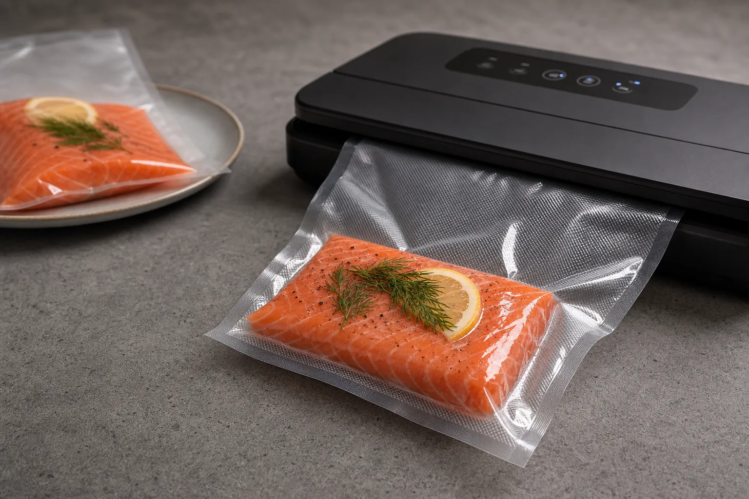 Sous-vide Lachs mit Vakuumierer: Saftiges Fischfilet im Vakuumbeutel